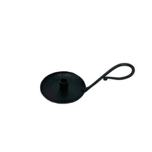 Load image into Gallery viewer, Candle Holder Veya Black top view