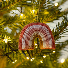 Load image into Gallery viewer, Christmas Hanger Noelle in the shape of a Rainbow in a Christmas Tree