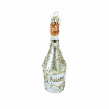 Load image into Gallery viewer, Christmas Ornament Champagne Side View