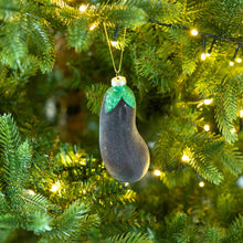 Load image into Gallery viewer, Christmas Ornament Eggplant
