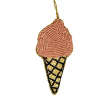 Load image into Gallery viewer, Christmas Ornament Ice Cream Peach