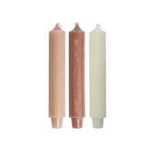 Load image into Gallery viewer, Dinner Candle XL Aurora Apricot, Antique and Ivory
