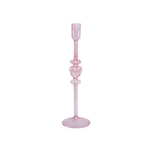 Load image into Gallery viewer, Glass Candle Holder Amore
