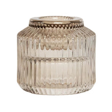 Load image into Gallery viewer, Glass Candle Holder Bae Oat