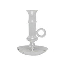 Load image into Gallery viewer, Glass Candle Holder Chiare Clear