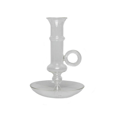Glass Candle Holder Chiare Clear