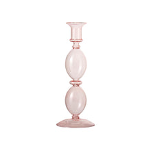 Load image into Gallery viewer, Glass Candle Holder Eve Blush
