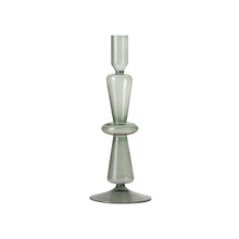 Load image into Gallery viewer, Glass Candle Holder Eve Sage