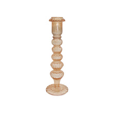 Load image into Gallery viewer, Glass Candle Holder Gigi Blush