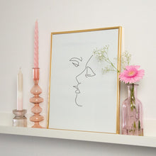 Load image into Gallery viewer, Glass Candle Holder Jane Coral