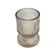 Load image into Gallery viewer, Glass Candle Holder Kate Nude with Tea Light