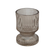 Load image into Gallery viewer, Glass Candle Holder Kate Nude Other Side