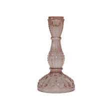 Load image into Gallery viewer, Glass Candle Holder Lola Blush