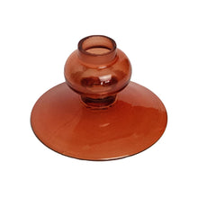 Load image into Gallery viewer, Glass Candle Holder Lone Terra Top View