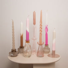Load image into Gallery viewer, Glass Candle Holder Niene Nude, Noa Nude, Odette Blush and Vayen Nude