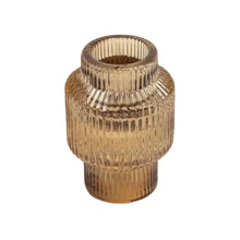 Load image into Gallery viewer, Glass Candle Holder Olly Amber