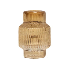 Load image into Gallery viewer, Glass Candle Holder Olly Amber