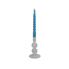 Load image into Gallery viewer, Glass Candle Holder Posey Medium Clear