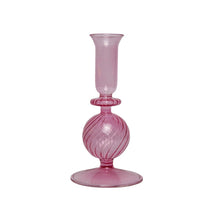 Load image into Gallery viewer, Glass Candle Holder Ravi Rose