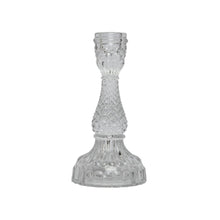 Load image into Gallery viewer, Glass Candle Holder Thyme Clear