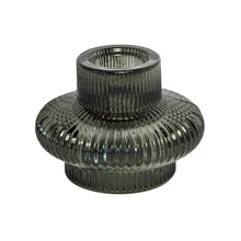 Load image into Gallery viewer, Glass Candle Holder Vayèn Grey Green