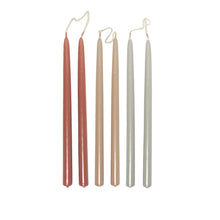 Load image into Gallery viewer, Mini Twin Candle Chloe Pearl Clay, Pearl Rose, Pearl Grey