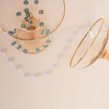 Load image into Gallery viewer, Necklace Flores Lilac White
