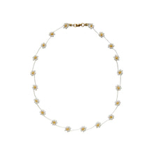 Load image into Gallery viewer, Necklace Flores White Yellow
