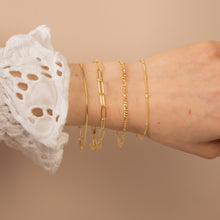 Load image into Gallery viewer, Oleander Bracelet, Square Chain Bracelet, Vintage Bracelet and Violet Bracelet