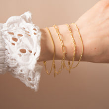 Load image into Gallery viewer, Oleander Bracelet, Square Chain Bracelet, Vintage Bracelet and Violet Bracelet