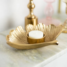 Load image into Gallery viewer, Tea Light Holder Laia Gold