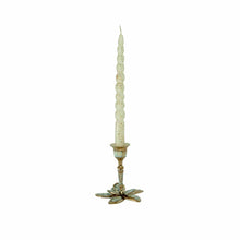 Load image into Gallery viewer, Twisted Dinner Candle Ava Cream with Dinner Candle Heather Pearl