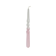 Load image into Gallery viewer, Twisted Dinner Candle Fi Dipped Rose