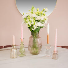 Load image into Gallery viewer, Twisted Dinner Candle Philou Blush