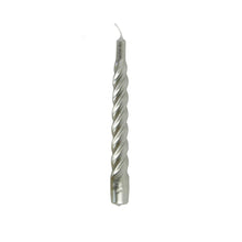 Load image into Gallery viewer, Twisted Dinner Candle Sterre Silver met Candle Holder Bambi Small