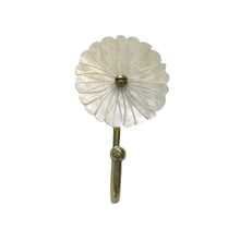Load image into Gallery viewer, Wall Hook Daisy in Mother of Pearl