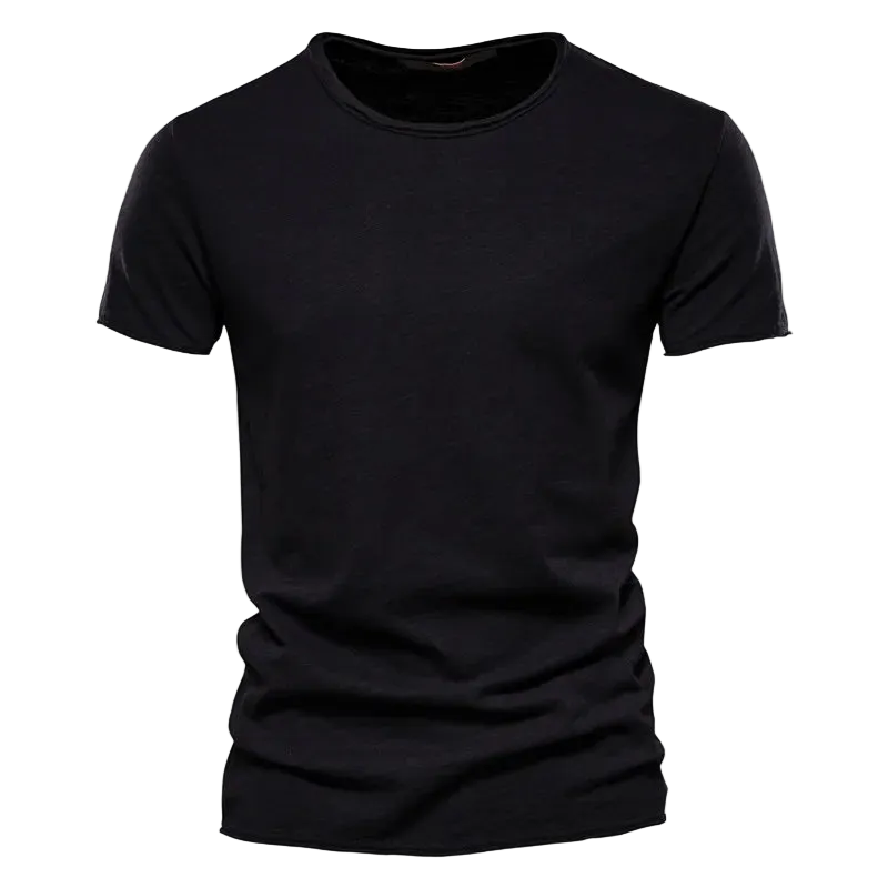 The NORE Tee — Fitted Cotton Crew Neck