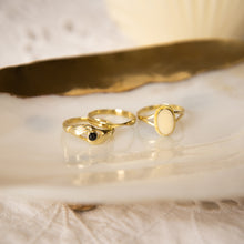 Load image into Gallery viewer, Artisan Ring, Infinite Ring and Oval Souvenir Ring Ivory

