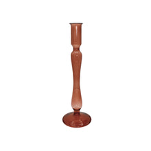 Load image into Gallery viewer, Glass Candle Holder Jane in Terracotta
