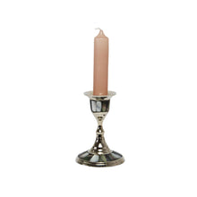 Load image into Gallery viewer, Candle Holder Sue Mother of Pearl with Dinner Candle Millie Rose
