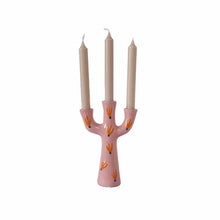 Load image into Gallery viewer, Candle Holder Yume Rose with candles

