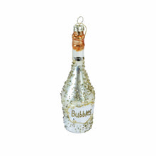 Load image into Gallery viewer, Christmas Ornament Champagne Side View
