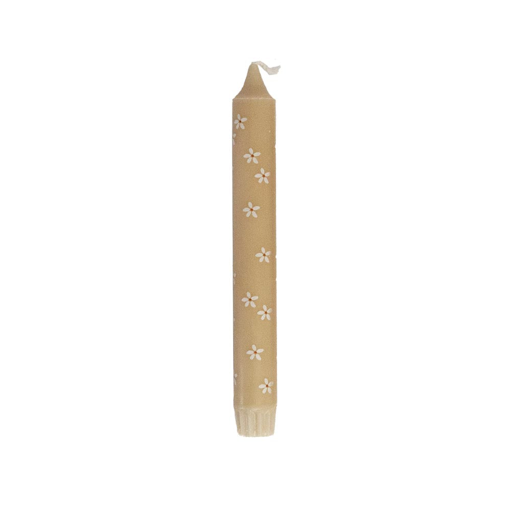 Dinner Candle Flower Beige