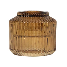 Afbeelding in Gallery-weergave laden, Glass Candle Holder Bae Amber

