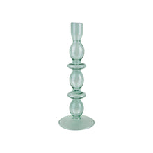 Afbeelding in Gallery-weergave laden, Glass Candle Holder Bloom Large Emerald
