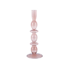 Afbeelding in Gallery-weergave laden, Glass Candle Holder Bloom Large Rose

