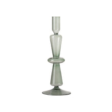 Load image into Gallery viewer, Glass Candle Holder Eve Sage
