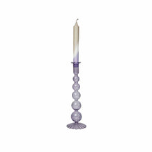 Load image into Gallery viewer, Glass Candle Holder Fenna Lilac
