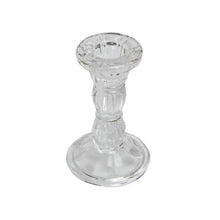 Afbeelding in Gallery-weergave laden, Glass Candle Holder Lieve Clear Side View
