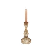 Load image into Gallery viewer, Glass Candle Holder Lola in Oat

